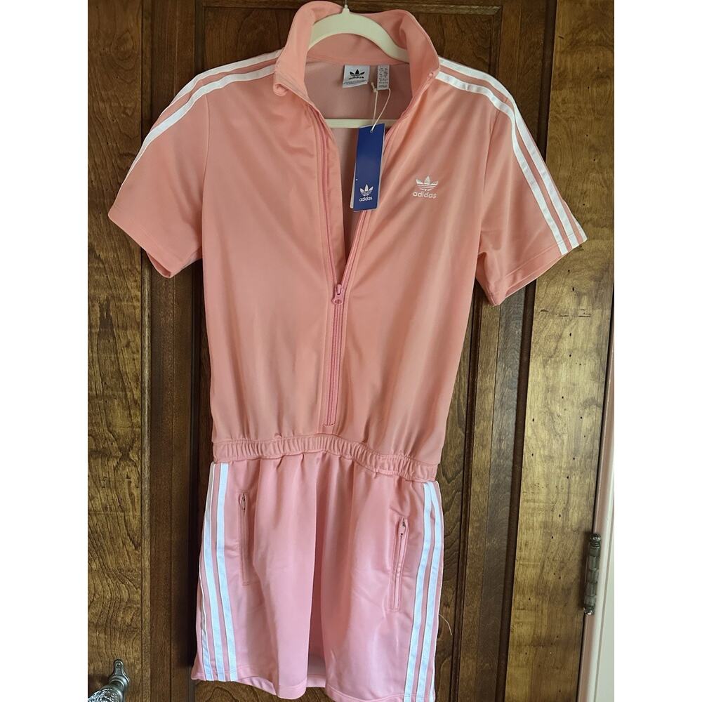 NWT Adidas Firebird (Girls Large) Pink Dress